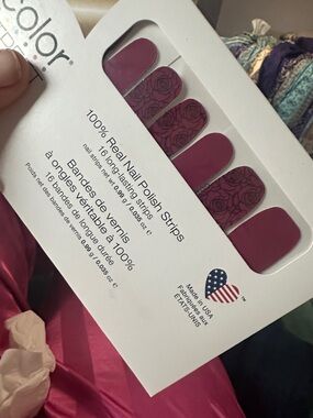 For Street Rose Goes Polish Strips - Floral Accent